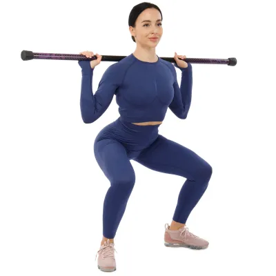 Палка гимнастическая 3-х секционная Бодибар Zelart 9994-8 вес 8 кг - Robinzon.ua