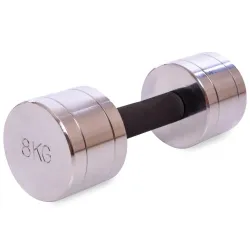 Гантель 8 кг хромована Record-5202-8 - Robinzon.ua