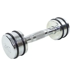 Гантель 3 кг хромована Record-5204-3 - Robinzon.ua