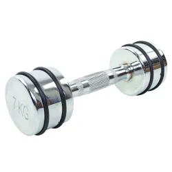 Гантель 7 кг хромована Record-5204-7 - Robinzon.ua