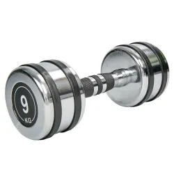 Гантель 9 кг хромована Record-8232-9 - Robinzon.ua