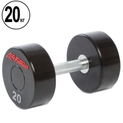 Гантель 20 кг цельная профессиональная LIFE FITNESS-80081-20 - Robinzon.ua
