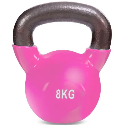 Гиря чугунная 8 кг с виниловым покрытием Zelart-5161-8 - Robinzon.ua