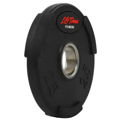 Блин (диск) обрезиненный 2.5 кг 51 мм LIFE-80154B-2_5 - Robinzon.ua