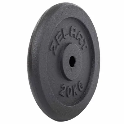 Блин (диск) стальный 20 кг d-30мм Zelart-7785-20 - Robinzon.ua