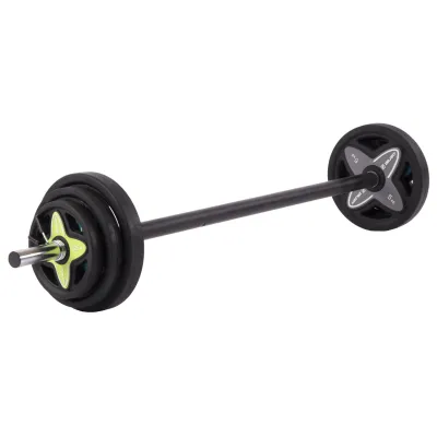 Штанга для фітнесу й аеробіки на 20 кг Record 7216 довжина-1,3 мм 28 кг - Robinzon.ua