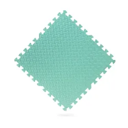 Мат-пазл толщиною 1 см размер 60х60см 1 часть EVA бирюзовый Спортивные маты - Robinzon.ua