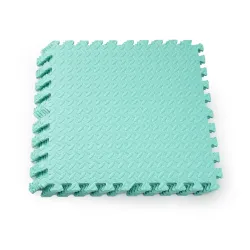 Мат-пазл толщиною 1 см размер 60х60см 6 частей EVA бирюзовый Спортивные маты - Robinzon.ua