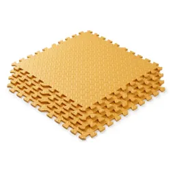 Мат-пазл толщиною 1 см размер 60х60см 4 части EVA  оранжевый Спортивные маты - Robinzon.ua