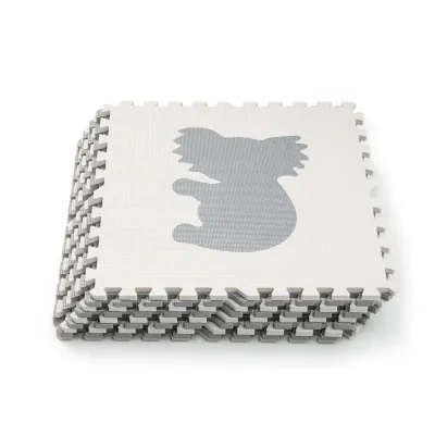 Десткий Мат-пазл толщиною 1.5см размер 60х60см 9 частей  EVA Зверюшки Спортивные маты - Robinzon.ua