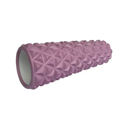 Массажный валик Роллер WCG K2(p) розовый Блоки и ролики для йоги - Robinzon.ua