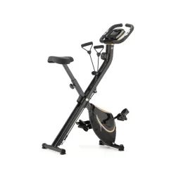 Велотренажер магнітний Gymtek FX600 складаний з еспандерами чорний із жовтим Велотренажер магнітний Gymtek FX600 складаний з еспандерами чорний із жовтим - Robinzon.ua