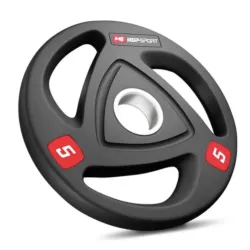 Диск олімпійський з хватом 5 кг 51мм Hop-Sport - Robinzon.ua