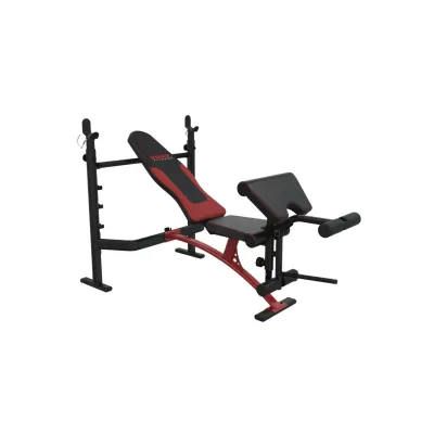Скамейка для жима York Fitness Delta Pro 100 с стойкой для штанги и партой Скотта - Robinzon.ua
