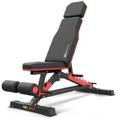 Скамейка универсальная с фиксаторами для ног Hop-Sport HS-2090HB тренировочная - Robinzon.ua