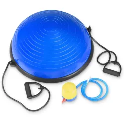 Балансувальна напівсфера для фітнесу Gymtek Bosu 58см з еспандерами + насос - Robinzon.ua