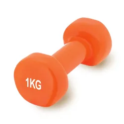 Гантеля PowerPlay 4125 вінілова 1 кг Помаранчева Гантеля PowerPlay 4125 вінілова 1 кг Помаранчева - Robinzon.ua