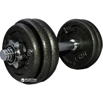 Гантель набірна LiveUP DUMBELL SET чорний 15кг 1шт. LS2311-15 - Robinzon.ua
