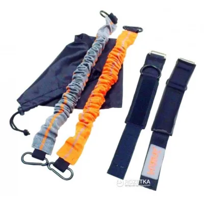 Набор для тренировок LiveUP LATERAL RESISTOR PRO черный, оранжевый 4 предмета LS3670 - Robinzon.ua