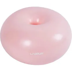 М'яч для фітнесу. Фітбол LiveUP DONUT BALL рожевий 45х25см LS3567-p - Robinzon.ua