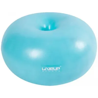 Мяч для фитнеса. Фитбол LiveUP DONUT BALL голубой 45х25см LS3567-b - Robinzon.ua