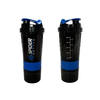 Шейкер спортивний EasyFit Spider 0,5 л Чорно-синий - Robinzon.ua