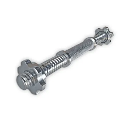 Гантельный гриф EasyFit 35 см &Oslash; 28 мм хромированный - Robinzon.ua