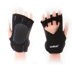 Рукавички для фітнесу та важкої атлетики LiveUP TRAINING GLOVES чорний L/XL LS3059-L/XL - Robinzon.ua