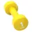 Гантель вінілова STUDIO DUMBBELL Жовтий 1кг (LP8076-1) - Robinzon.ua