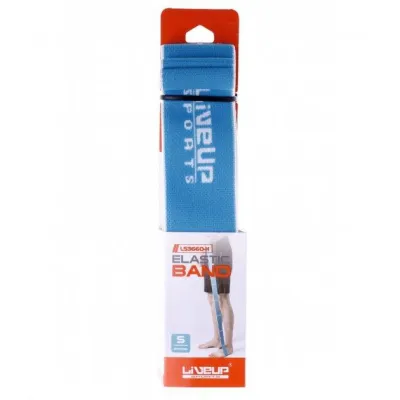 Еспандер з петлями RESISTANCE BAND-HEAVY Блакитний 90х4см (LS3660-H) - Robinzon.ua