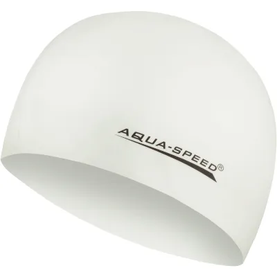 Шапка для плавання Aqua Speed MEGA 100-05 Біла (5908217635433) - Robinzon.ua