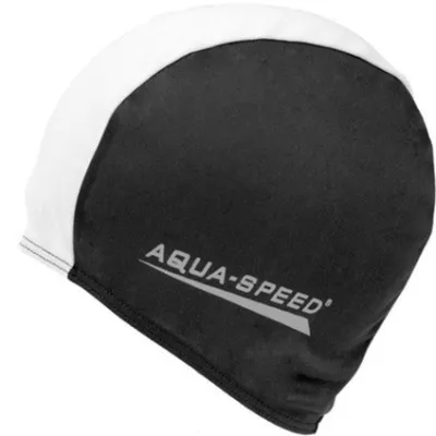 Шапка для плавання Aqua Speed POLYESTER CAP 5765 (091-57) чорний, білий Уні(5908217657657) - Robinzon.ua