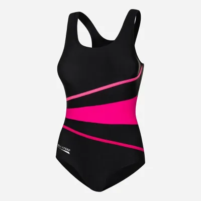 Купальник злитий жіночий Aqua Speed Stella 352-16 36 (S) Чорний/Рожевий (5908217652768) - Robinzon.ua