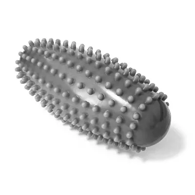 Массажный ролик Almond EasyFit овальный з шипами серый - Robinzon.ua