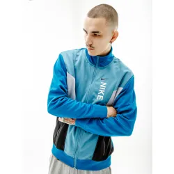 Мужская Куртка Nike M NSW HYBRID PK TRACKTOP  Бирюзовый L (7dFB1626-440 L) - Robinzon.ua