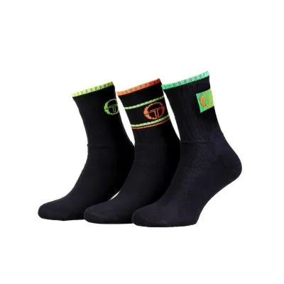 Носки Sergio Tacchini 3-pack 35-37 black 13520106-2 - Robinzon.ua