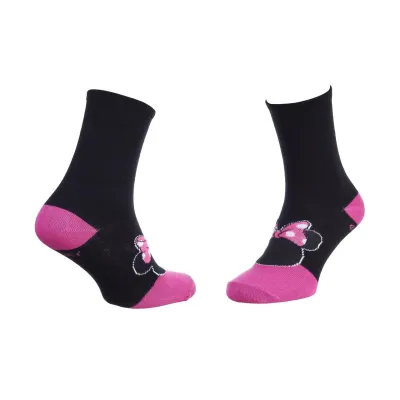 Носки Disney Minnie Contour Head  Bow 1-pack 36-41 black/pink 13893120-8 - Robinzon.ua