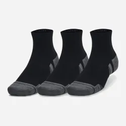 Шкарпетки UA Performance Cotton 3p Qtr Чорний Уні L (1379528-001 L) - Robinzon.ua