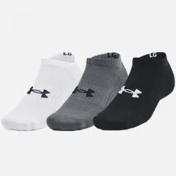Носки UA Core No Show 3pk Черный Белый Серый 3 пары Уни L (1363241-003) - Robinzon.ua