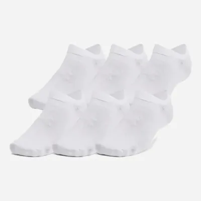 Шкарпетки UA Essential No Show 6pk Білий Уні M (1382611-100 M) - Robinzon.ua
