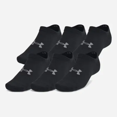 Носки UA Essential No Show 6pk Черный Уни M (1382611-001 M) - Robinzon.ua