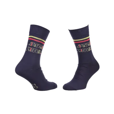 Шкарпетки Star Wars Tar Wars And Stripes 1-pack 39-42 shadow blue 93155062-1 - Robinzon.ua