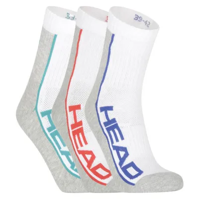 Шкарпетки Head PERFORMANCE SHORT CREW Білий; Сірий; Мультиколор 35-38 (791010001-003) - Robinzon.ua