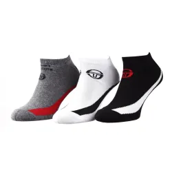 Шкарпетки Sergio Tacchini 3-pack 39-42 black/gray/white 93242541-2 - Robinzon.ua