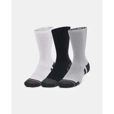 Шкарпетки UA Performance Tech 3pk Crew Сірий Уні XL (1379512-011 XL) - Robinzon.ua