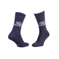 Шкарпетки Star Wars May The Force Be With You 1-pack 39-42 blue 93154262-4 Шкарпетки Star Wars May The Force Be With You 1-pack 39-42 blue 93154262-4 - Robinzon.ua