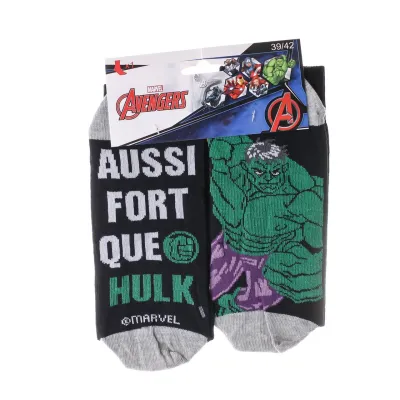 Шкарпетки Marvel Avengers Hulk 1-pack 39-42 black 93154862-1 - Robinzon.ua