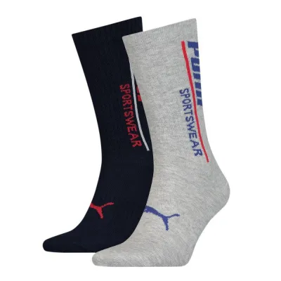 Носки Puma Men's Classic Socks 2-pack 39-42 blue/gray 102003001-023 - Robinzon.ua