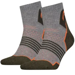 Шкарпетки Head Hiking Quarter Unisex 2-pack 35-38 gray/green 781002001-159 - Robinzon.ua