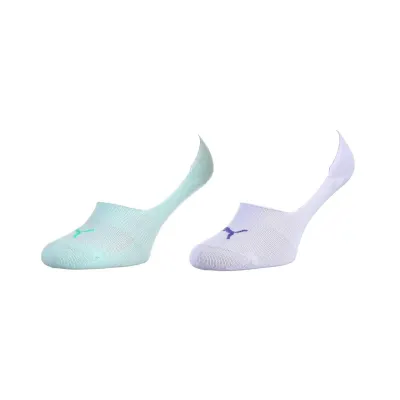 Шкарпетки Puma Footie Unisex 2-pack 39-42 light green/light green/light purple 141011001-004 - Robinzon.ua